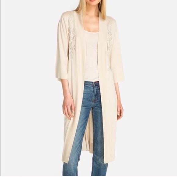 Johnny Was Long Embroidered Kimono - Picture 2 of 6